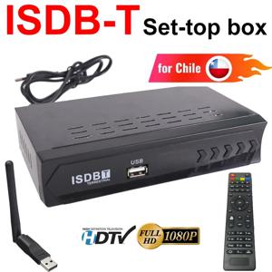 칠레용 ISDB-T 디지털 TV 디코더, HDMI RCA 인터페이스 케이블 포함, 1080P HD 지상 디지털 비디오 방송 TV 리시버