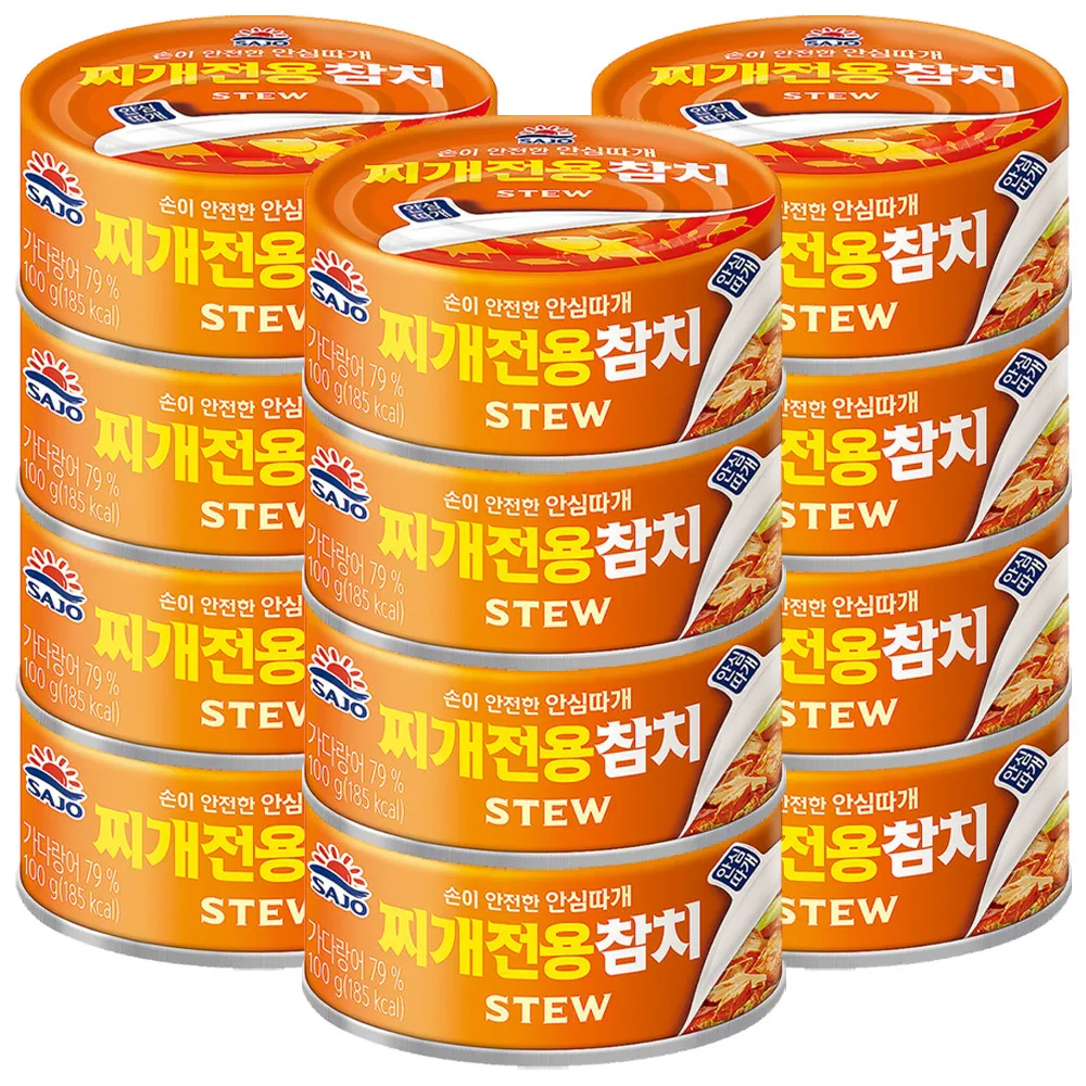 사조 찌개전용 참치 100g 12개