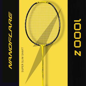 Yonex 배드민턴 라켓 yy 초경량 탄소 섬유 플래시 나노플레어 1000Z 옐로우 스피드 타입, 스윙 전문 증가