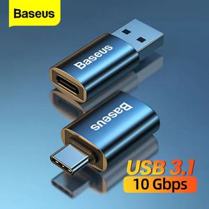 Baseus USB 3.1 OTG 어댑터 USB 유형 C USB 여성 변환기 Macbook Pro Air S22 Xiaomi USB-C USBC OTG 커넥터