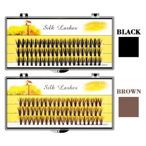 MUYD 블랙 브라운 수제 실크, 개별 클러스터 속눈썹 연장, 천연 DD 밍크 속눈썹, 부드러운 실로 3D 볼륨, 20D, 30D