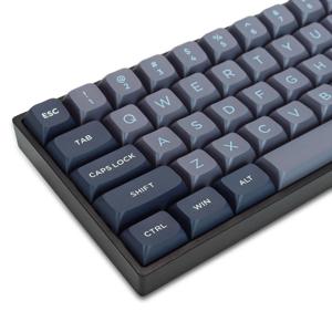 189 키 PBT 더블 샷 블랙 그레이 ISA 프로필 키캡, MX 스위치 Womier GK61 Anne Pro 2 기계식 게이밍 키보드