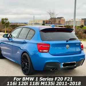 자동차 테일 윙 고정 윈드 스포일러 리어윙 ABS 액세서리, BMW 1 시리즈 F20 F21 116i 120i 118i M135i 해치백 2011-2018