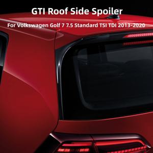 GTI 스타일 후면 루프 사이드 스포일러 윙, 광택 블랙, 폭스바겐 골프 7 7.5 표준 TSI TDI 2013-2020