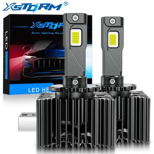 XSTORM 자동차 헤드라이트 전구 터보 LED CSP 램프 캔버스, D1S, D2S, D3S, D4S, D5S, D8S, HID, D1R, D2R, D3R, D5R, D8R, 35W, 55W, 6500K, 화이트