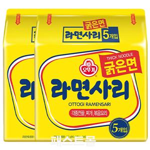 오뚜기 라면사리 굵은면 멀티팩(110g X 5개입) 2개