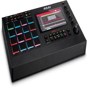 50% AKAI 전문 MPC 라이브 II, 배터리 구동 드럼 머신, 여름 할인