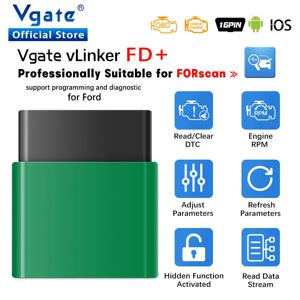 Vgate vLinker FD ELM327 FORScan 포드 스캔, 블루투스 4.0, 와이파이 ELM 327, OBD2 자동차 진단 도구, OBD 2 스캐너 J2534