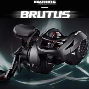 KastKing Brutus 베이트 캐스팅 릴 자석 브레이킹 시스템, 7.2:1 기어 비율 5+1 볼 베어링, 최대 드랙력 8KG 낚시 코일