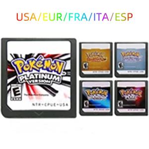 DS Games Cartridge Video Game Console Card Pokemon Series HeartGold SoulSilver Diamond Platinum Pearl multilingual For NDS/2-3DS