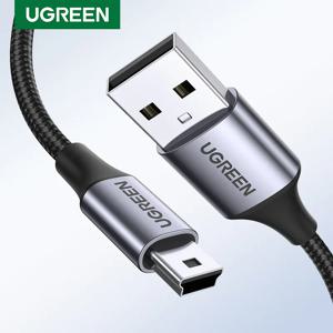 Ugreen-미니 USB 케이블 미니 USB to USB 빠른 데이터 충전기 케이블, MP3 MP4 플레이어 자동차 DVR GPS 디지털 카메라 HDD 미니 USB