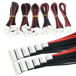 JST-XH 1S 2S 3S 4S 5S 6S 20cm 22AWG, 리포 밸런스 와이어 연장, 충전 케이블 리드 코드, RC 리포 배터리 충전기용, 5 개 세트