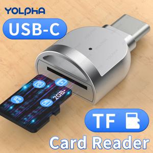 C타입-마이크로 SD TF 어댑터, 고속 USB C 카드 리더, 스마트 메모리 카드 리더, 아이폰 15 삼성 노트북용