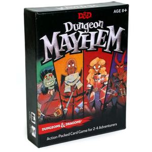 Dungeon Mayhem 던전 드래곤 카드 게임, 2-4 인용 120 카드 보드 게임, 친구 및 가족용 파티 게임