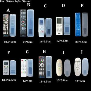 실리콘 TV 리모컨 보호 슬리브 먼지 보호 보관 가방, 휴대용 실리콘 에어컨 컨트롤 박스, TCL 헤어