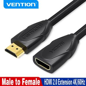 Vention HDMI 2.0 연장 케이블, HDTV 닌텐도 스위치 PS4/3 용, HDMI 2.0 2.1 수-암 케이블, 8K, 4K, 60Hz