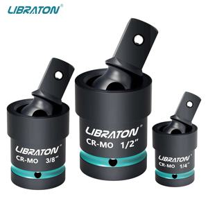 Libraton 회전 소켓 세트, 임팩트 회전 소켓 세트, 워블 소켓 임팩트 등급 범용 조인트 1/4, 