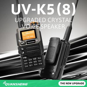 UV-K6 핸디 토키 UHF VHF DTMF FM 양방향 라디오, 144-146MHz, 430-440MHz, 휴대용 멀티 밴드 트랜시버, NOAA 커뮤니케이터 장치