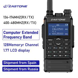 Zastone-M7 워키 토키 VHF UHF 휴대용 라디오 5w 워키 토키 2600Mah 배터리 양방향 라디오, FM 햄 136-174 400-480Mhz