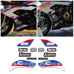 오토바이 브랜드 로고 데칼 스티커, S1000RR 2019 2020 2021 2022 S1000 RR S 1000 RR 하단 측면 보호대 보호 데칼