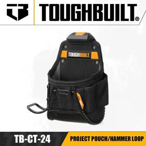 TOUGHBUILT TB-CT-24 프로젝트 파우치, 해머 루프 도구, 포장 도구 가방