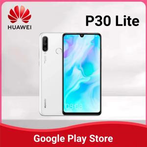 Huawei-P30 라이트 글로벌 버전 스마트폰, 안드로이드, 6.15 인치, 잠금 해제, 6 + 128GB ROM, 휴대폰, 구글 플레이, 듀얼 SIM, 휴대폰