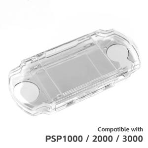 크리스탈 하드 보호 케이스, PSP 2000/3000 교체 투명 쉘 커버, PSP 1000 휴대용 게임 콘솔용