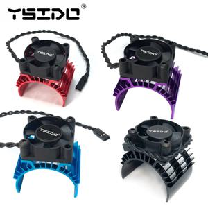 YSIDO RC 자동차 540 550 3650 3660 3665 브러시리스 전기 모터 커버 방열판 냉각 팬, Wltoys 124017 124016 부품