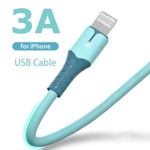 아이폰 14, 13, 12, 11 프로 맥스, XS, XR, 6s, 7, 8 플러스, 아이패드용 USB to iOS 휴대폰 충전기 와이어, USB 케이블, 3A 고속 충전 케이블, 데이터 케이블