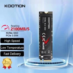 KOOTION 노트북 데스크탑용 NVME M.2 PCIe 3.0 SSD, 1TB, 512GB, 256GB, Gen3 * 4 솔리드 스테이트 드라이브 2280, 내장 하드 디스크 HDD