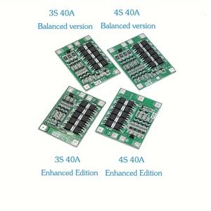 리튬 이온 배터리 충전기 보호 보드, 18650 BMS 드릴 모터, 강화 및 밸런스, 3S, 4S, 40A, 11.1V, 12.6V, 14.8V, 16.8V