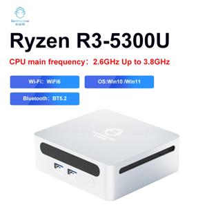 GenMachine AMD Ren5000 5300U 프로세서 CPU, 윈도우 10/11, 2.7GHz, 최대 3.7GHz, DDR4, 32GB, 와이파이 6, HDMI, PC 게이머 컴퓨터, 신제품