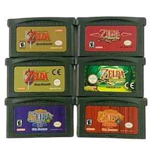 GBA 게임 젤 시리즈 32 비트 비디오 게임 카트리지 콘솔 카드, 미니 캡, 4 개의 검, 각성 DX 더블 팩, GBA/NDS