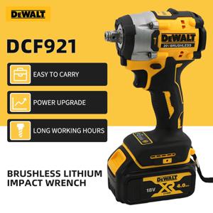 DEWALT 무선 임팩트 렌치, 20V 배터리용 전문 전동 공구, 가변 속도 충전 렌치, DCF921, 205Nm, 2500RPM