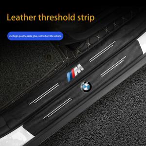 탄소 섬유 자동차 문짝 씰 보호대 스티커, BMW M E46 E90 E60 F30 E39 F10 F20 E87 E36 F20 F30 1 2 3 5 7 시리즈 X1 X3 X5 X7