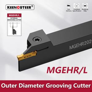 MGEHR1010 MGEHR/L1212 MGEHR1616 MGEHR2020 MGEHR2525 MGEHR3232 외부 그루 빙 공구 홀더 CNC 슬롯 선삭 공구 보링 바