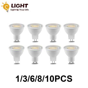 1-10PCS GU10 GU5.3 LED 램프 스포트 라이트 전구 38 학위 lampara 220V GU 10 bombillas led MR16 Lampada 스포트 라이트 3W 5W 6W 7W