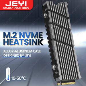 JEYI Cooler II 2280 SSD 방열판 M.2 NVME 라디에이터 마그네슘 알루미늄 합금 PC, 열 실리콘 패드가 있는 효율적인 라디에이터