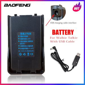 BAOFENG 워키토키 정품 배터리, UV-S9, UV-5R 프로, BF-UVB3 플러스, UV-S9 플러스, UV-5R 맥스, UV-10R 양방향 라디오 호환