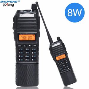 Baofeng UV-82 플러스 하이킹용 고성능 워키토키 배터리, 양방향 라디오, 듀얼 밴드 라디오, 휴대용 8 와트 햄, 3800mAh