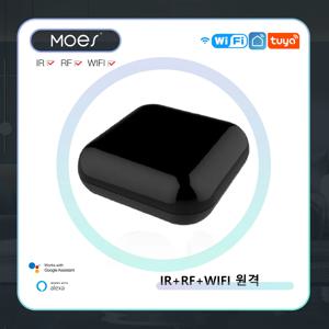 MOES 와이파이 RF IR 범용 리모컨, RF 가전 기기, 투야 스마트 라이프 앱, 알렉사 구글 홈 음성 제어