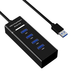 USB 허브 4 포트 USB 허브 익스텐더 2.0 3.0 빠른 속도 스플리터 어댑터 전원 4 1 도킹 스테이션 USB 케이블 컴퓨터 PC