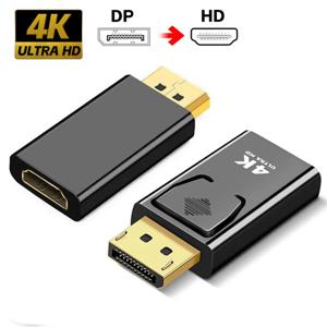 DP-HDTV 4K 커넥터 디스플레이 포트, DP 수-HDTV 암 어댑터 컨버터, 비디오 오디오 플러그 스위치, 컴퓨터 TV 노트북용