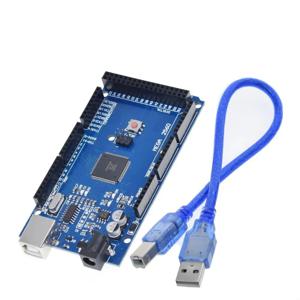 아두이노 개발 보드용 DIYTZT Mega2560 ATMEGA16U2 / Pro Mini MEGA 2560 Mega + WiFi R3 ATmega2560 칩 CH340G, WeMos ESP8266