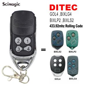 DITEC 차고 문짝 리모컨, 롤링 코드 송신기, Ditec GOL4, BIXLS2, BIXLP2, BIXLG4, 433.92MHz