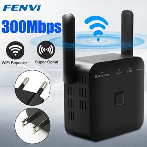 FENVI 무선 와이파이 리피터, 2.4Ghz WPS 장거리 네트워크 와이파이 확장기, 802.11N 와이파이 부스터 앰프 액세스 포인트, 300Mbps