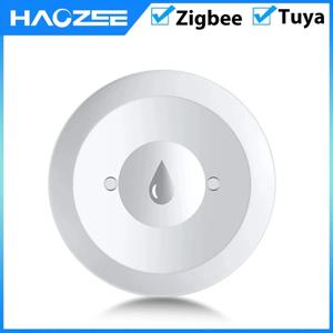 투야 지그비 물 센서 홍수 누출 감지기 앱 원격 모니터링, 주방 및 욕실 지지대 홈 어시스턴트, Zigbee2mqtt