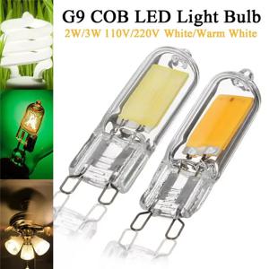 G9 미니 LED COB 전구 3W 5W 가정용 유리 크리스털 램프 샹들리에 교체 25W 45W 할로겐 램프 110V 220V 빠른 배송 6-8일 도착 무료 배송