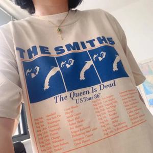 The Smiths 여성 티셔츠 상의, 레트로 팝 인디 펑크 록 밴드, Morrissey 남성 티셔츠, 신상