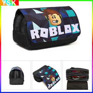 ROBLOX 펜슬 케이스 문구 상자, 게임 주변 펜슬 케이스, 문구 펜 보관 가방, 펜 연필 다층 대용량